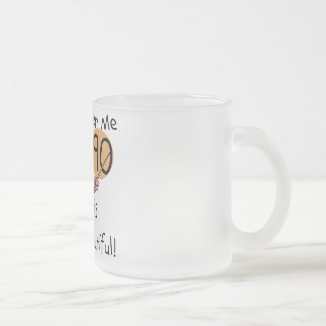 Tasse Givré 90 est de beaux T-shirts et cadeaux (Droit)