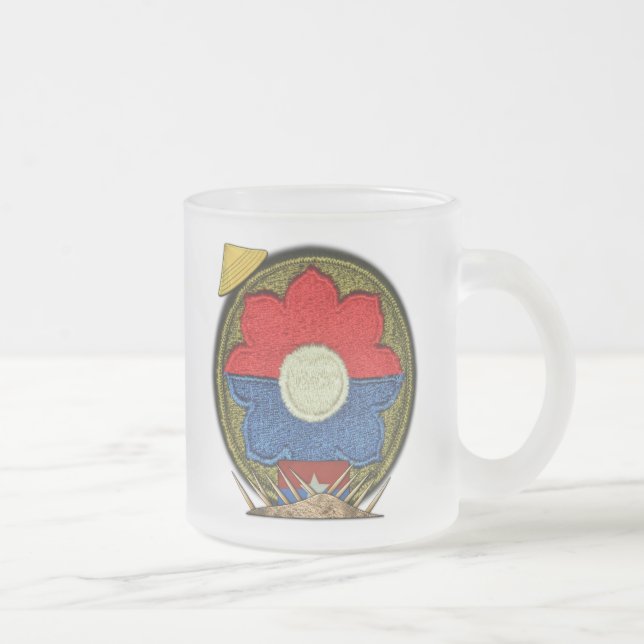 Tasse Givré 9e division d'infanterie Compagnie Charlie Guerre  (Droit)