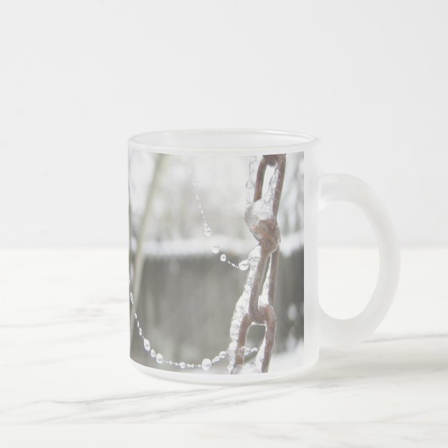 Tasse Givré À chaîne unique et perles (Droit)