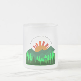 Tasse Givré A Journey Through the Silent Slopes Retro Mountain