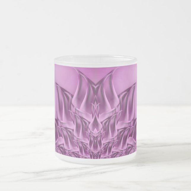 Tasse Givré Abrégé sur fleur de Lotus de fractale (Centre)