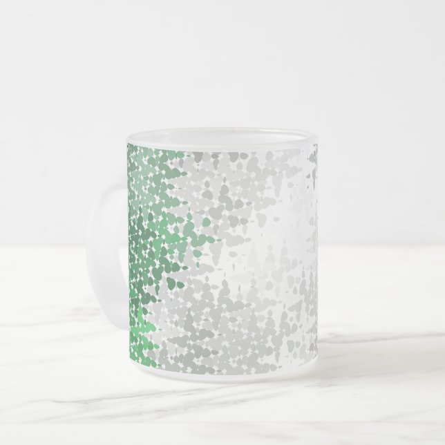 Tasse Givré Abstract Grayromantic  Pride Flag  (Devant gauche)