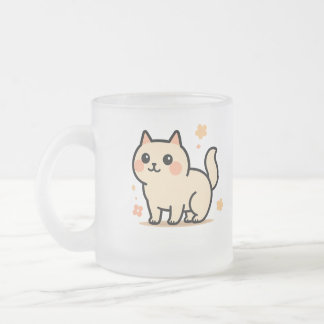 Tasse Givré  Adorable Cartoon Kitty Gift for Cat Lovers