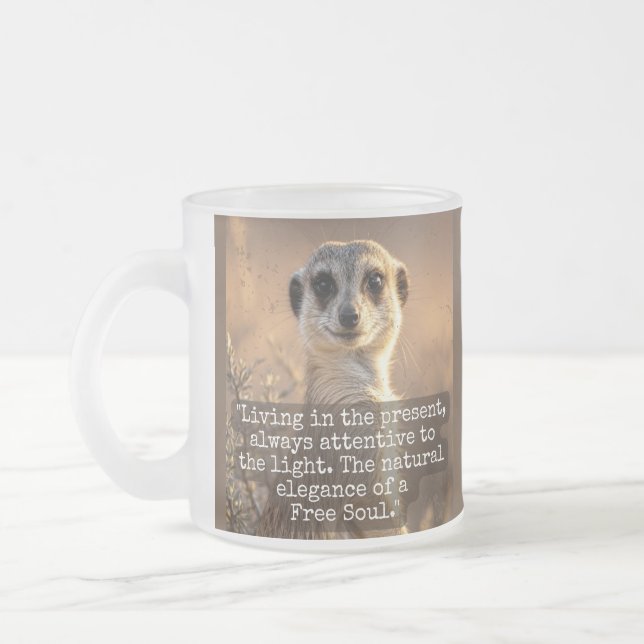 Tasse Givré Adventurous Meerkat Living (Gauche)