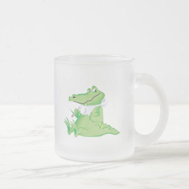 Tasse Givré affamé, affamé alligator (Droit)