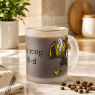 Tasse Givré Aigle de combat de dessin animé