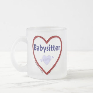 Tasse Givré Aimer Être une baby-sitter