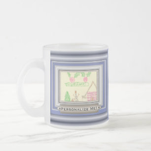 Tasse Givré Ajouter un dessin enfant avec cadre couleur person