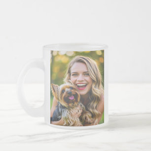 Tasse Givré Ajouter une photo de Yorkshire Terrier Personnalis