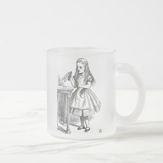 Tasse Givré Alice au pays des merveilles me boivent a givré la (Droit)