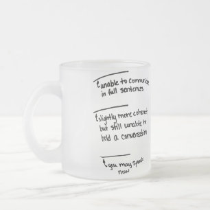 TASSE GIVRÉ AMANT DE CAFÉINE D'INTOXIQUÉ DE CAFÉ D'HUMOUR DE