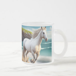 Tasse Givré Amateur de chevaux, Cadeau équestre, Graphique d'é