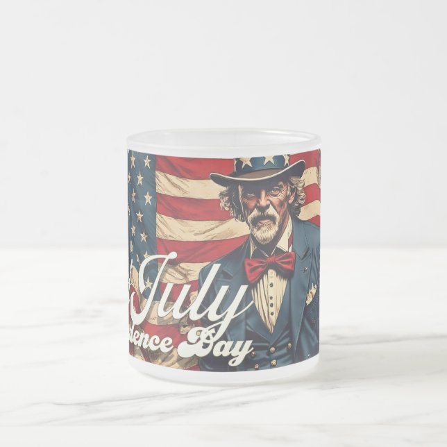 Tasse Givré Âme fière du 4 juillet (Centre)