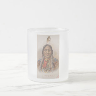 Tasse Givré Amérindien : Lakota Sitting Bull, publicité pour d