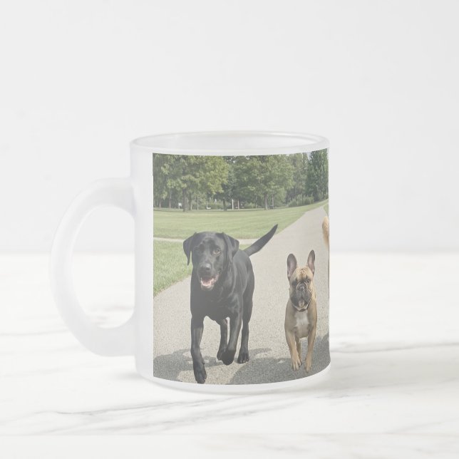 Tasse Givré Amoureux des chiens (Gauche)