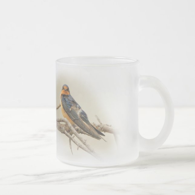 Tasse Givré Amusante Grange Swallow Songbird commence à me reg (Droit)