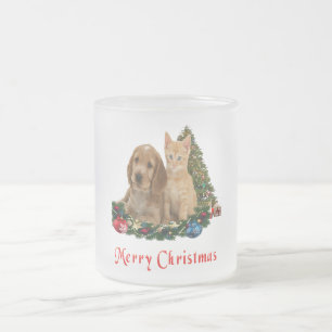 Tasse Givré Animaux de Noël