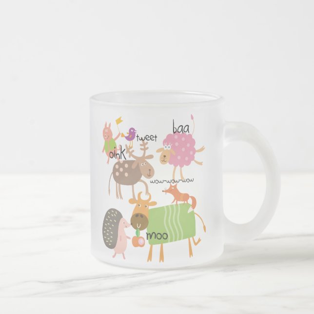 Tasse Givré Animaux stupides (Droit)