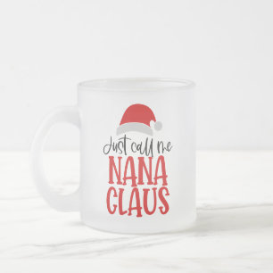 Tasse Givré Appelle-Moi Nana Claus-56768