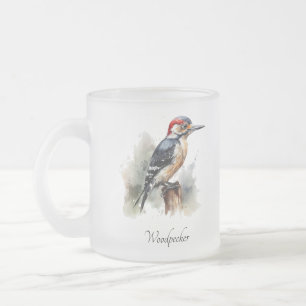 Tasse Givré Aquarelle Woodland Pic, coutume