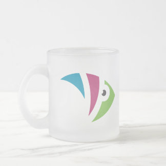 Tasse Givré aquarium coloré dessin d'illustration poisson