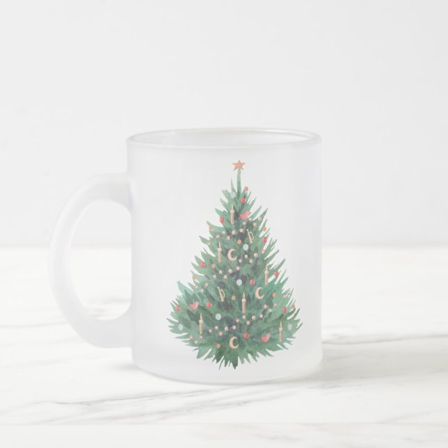 Tasse Givré Arbre de Noël (Gauche)