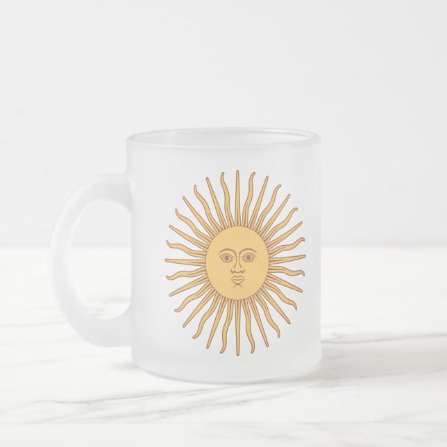 Tasse Givré Argentine Golden Sun, Sol de Mayo (Gauche)