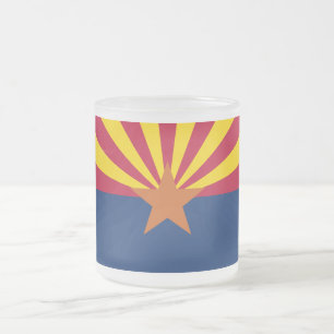 Tasse Givré Arizona Drapeau : Réglage de Star Sun, État du cui