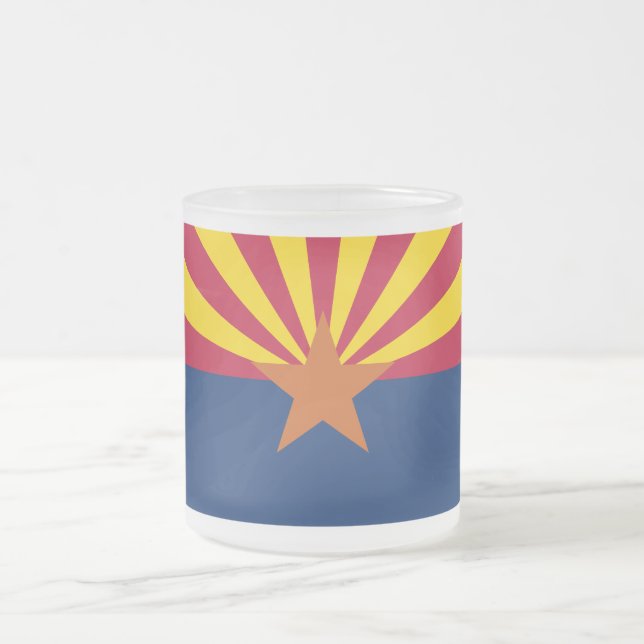 Tasse Givré Arizona Drapeau : Réglage de Star Sun, État du cui (Centre)