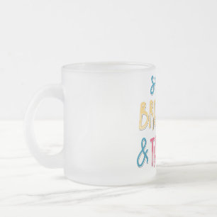 Tasse Givré arrêter de respirer et penser la conception motiva