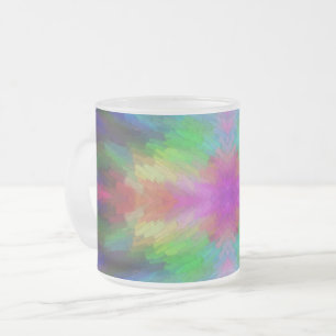 Tasse Givré Art coloré de teinture à tarte