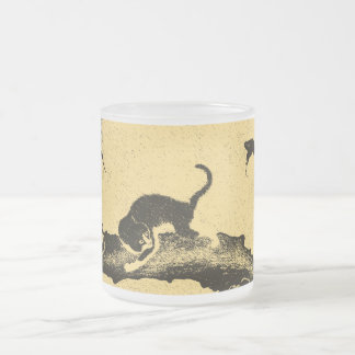 Tasse Givré Art coréen vintage de chat