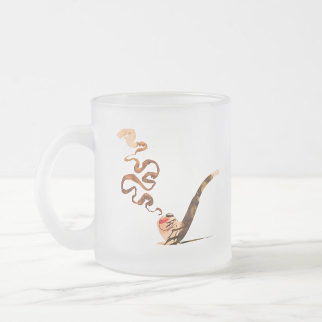 Tasse Givré Art de fumer la pipe 1 (Gauche)