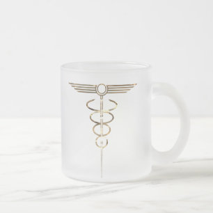 Tasse Givré Art déco Caduceus