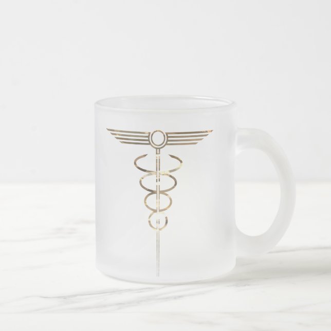 Tasse Givré Art déco Caduceus (Droit)