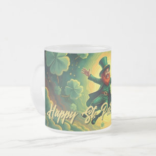 Tasse Givré Art magique de la Saint-Patrick sur le thème des l