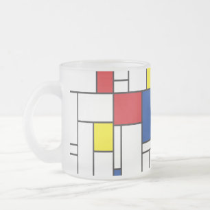 Tasse Givré Art Moderne Géométrique Minimaliste De Stijl Mondr