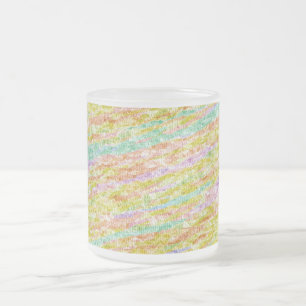Tasse Givré Artistic Rainbow Colours Scribble Motif Drinkware