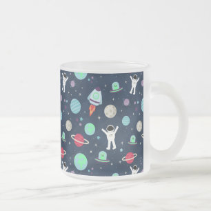 Tasse Givré Astronautes Planètes Fusées et Aliens
