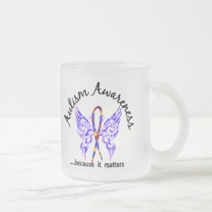 Tasse Givré Autisme grunge du papillon 6,1 de tatouage
