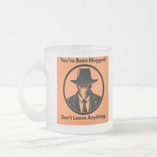 Tasse Givré Avertissement du voleur de café (Gauche)