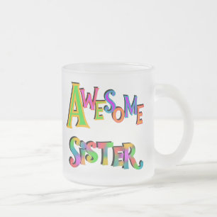Tasse Givré Awesome Soeur T-shirts et cadeaux