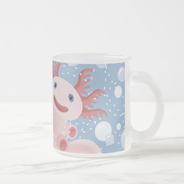 Tasse Givré Axolotl et la conception audacieuse de vecteur de (Droit)