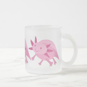 Tasse Givré Axolotl rose mignon albinos