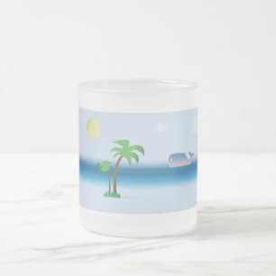 Tasse Givré Baleine dans la boue cool de l'océan