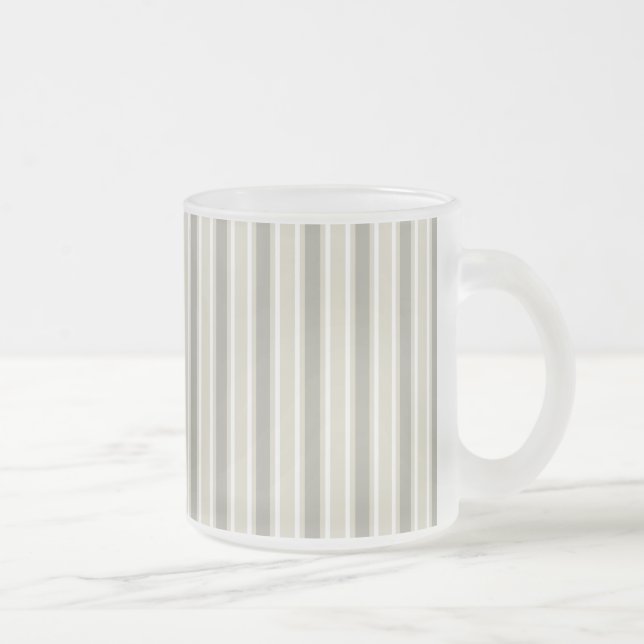 Tasse Givré Bande de bonbons beige (Droit)
