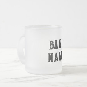 Tasse Givré Bande personnalisée