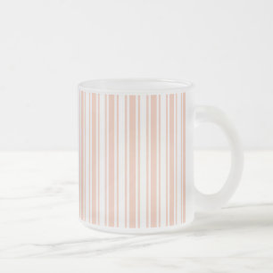 Tasse Givré Bandes de bonbons blanches et de bracelets
