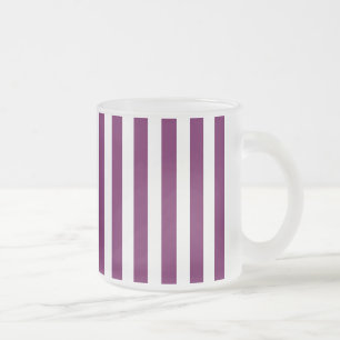Tasse Givré Bandes de prunes et de bonbons blancs