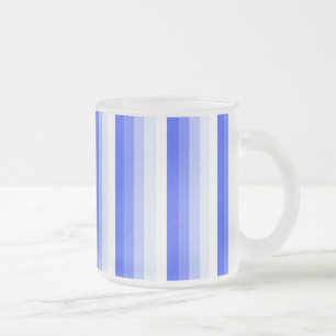 Tasse Givré Bandes d'ombre bleu royal